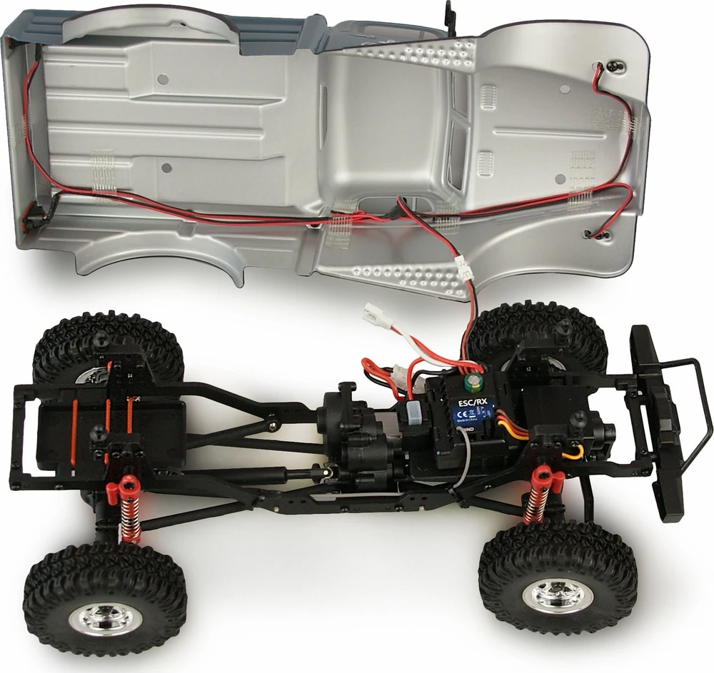 Amewi RC Auto AMXRock AM18 Harvest grau LiPo Akku 600mAh/14+