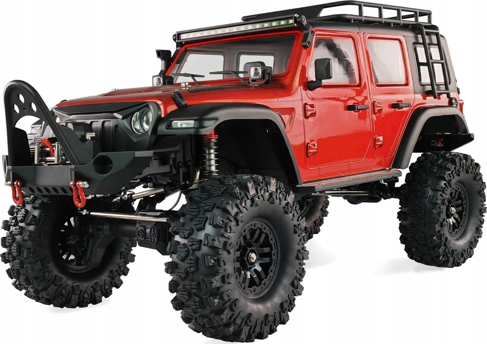 Amewi RC Auto AMXRock Crosstrail Crawler 4WD 1:10 ARTR raudona