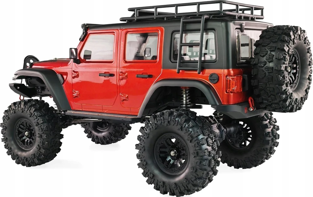 Amewi RC Auto AMXRock Crosstrail Crawler 4WD 1:10 ARTR raudona