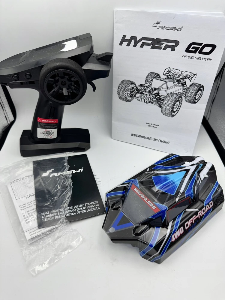Amewi Amewi RC Auto Hyper Go Buggy Li-Po Akku 1050mAh blau/14+