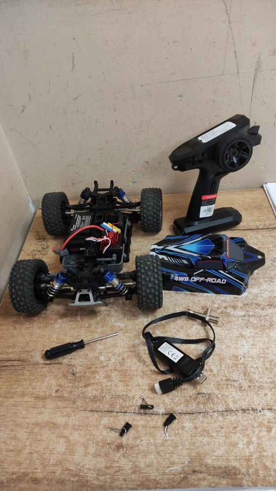 Amewi Amewi RC Auto Hyper Go Buggy Li-Po Akku 1050mAh blau/14+