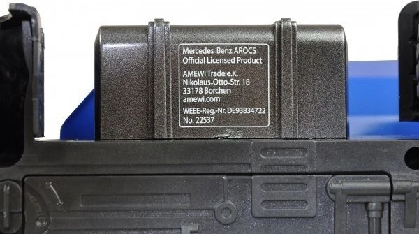 Amewi Amewi RC Baustelle LKW Arocs Kipper blau NiMH Akku 400mAh/8+