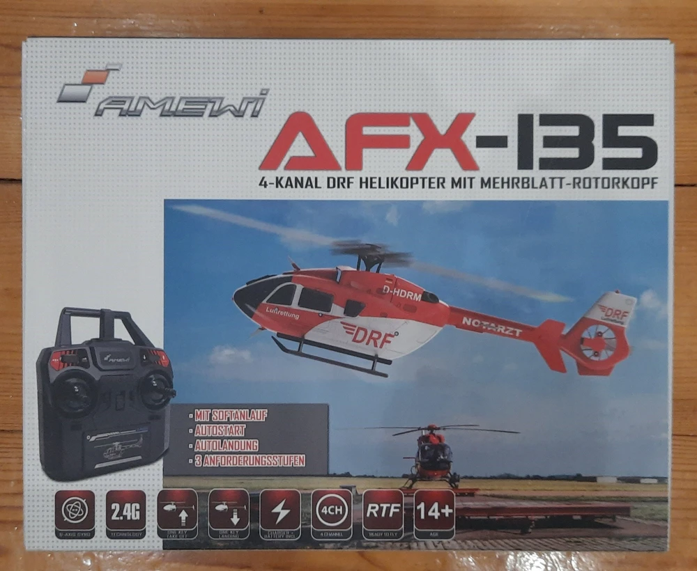 Carruzzo Amewi 25327 Radijo bangomis valdomas (RC) modelis Sraigtasparnis Elektrinis variklis