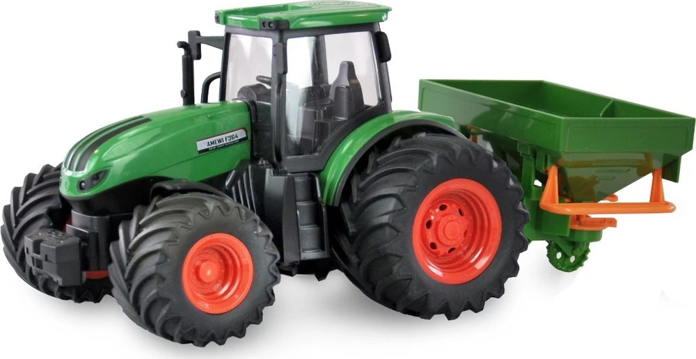 Amewi Amewi RC Traktor mit Düngerstreuer LiIon 500mAh grün/6+