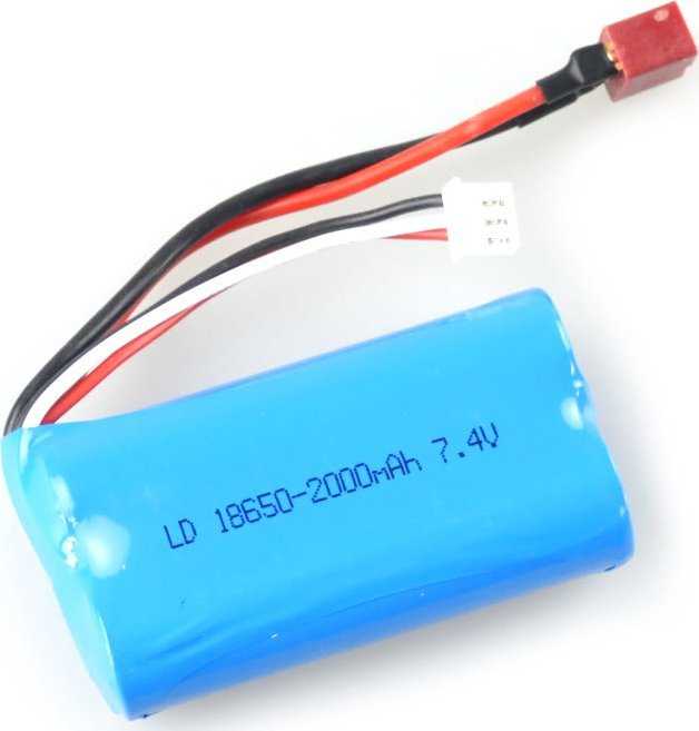 Amewi Priedai do akumulatorów LiPo 2S 7,4V 2000mAh T-Stecker
