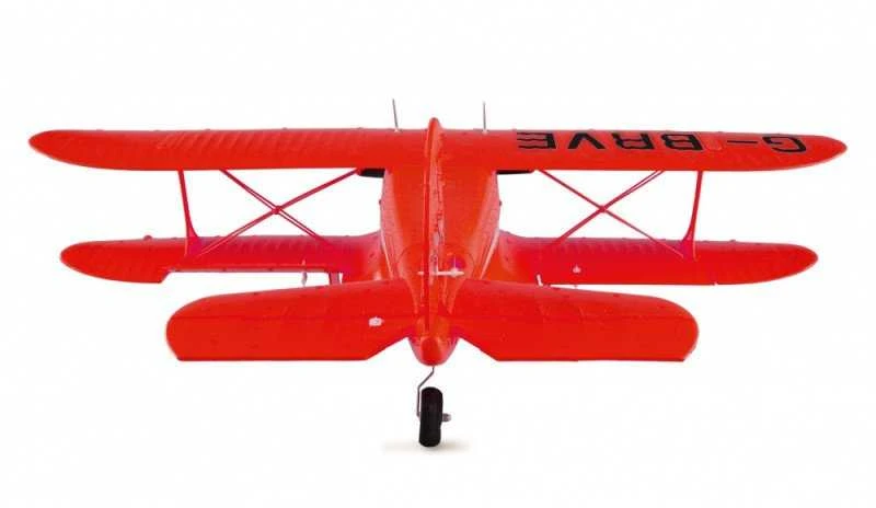 Nuotolinio valdymo lėktuvas Amewi AMXFlight Beech D17s Biplane 3D/6G RTF Raudon / Giros