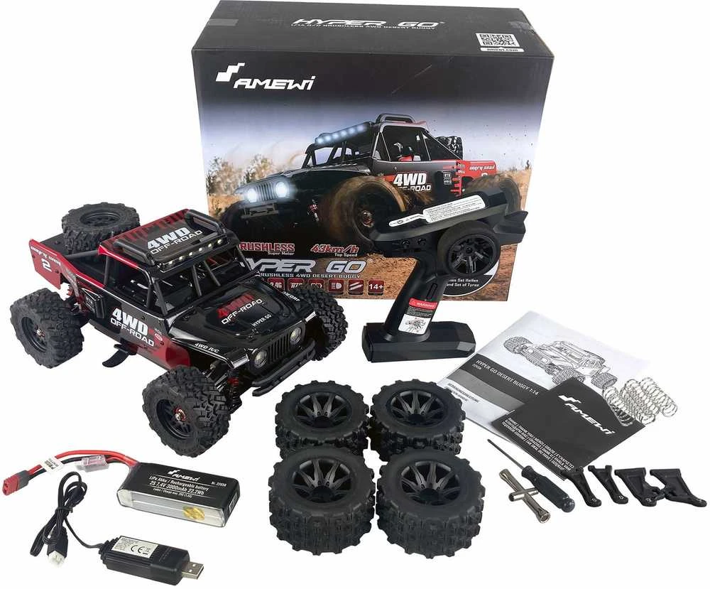 Amewi Hyper GO Desert Buggy Beshepetis 4WD 1:14 RTR mylios/r