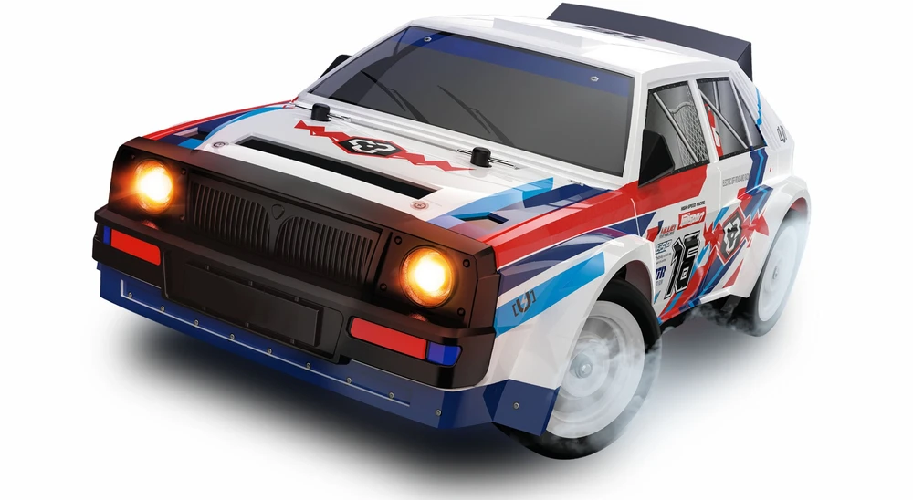 Samochód Amewi RC Drift Rallye LR16 4WD 1:16 RTR balta/mėlyna/raudona /14+