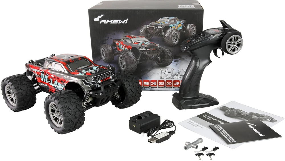 Carruzzo Amewi 22622 Radijo bangomis valdomas (RC) modelis Visureigis dideliais ratais Elektrinis variklis 1:16