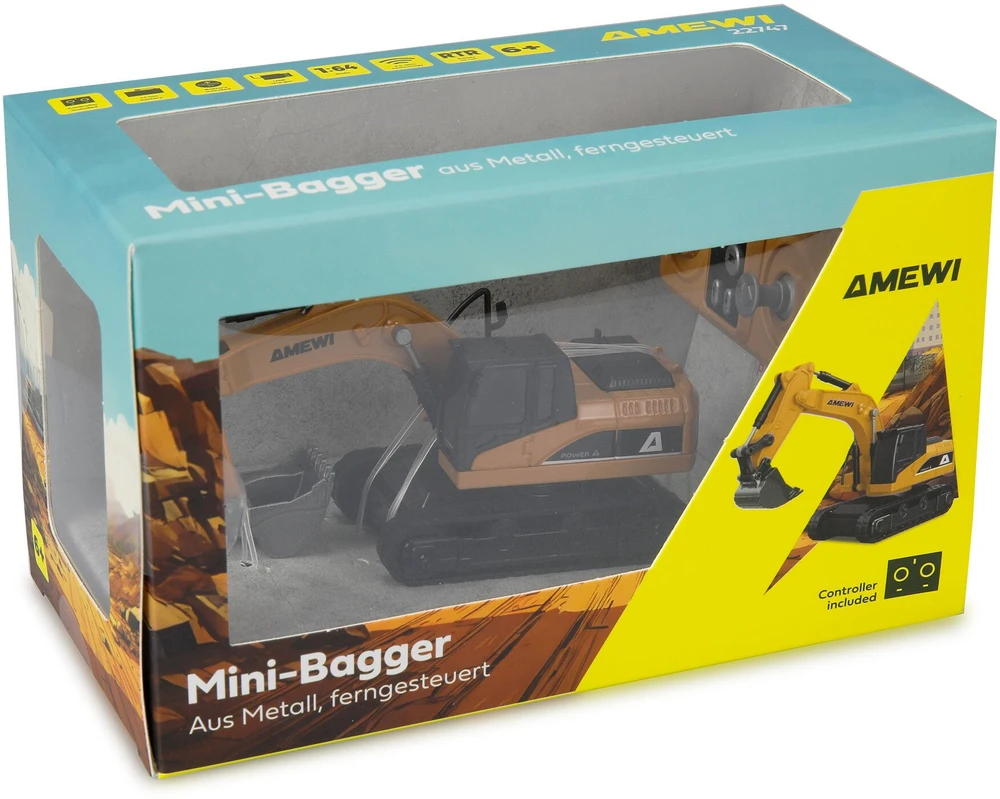 Amewi Mini metalinė 8 kanalų įkroviklis 1:64 RTR 6+