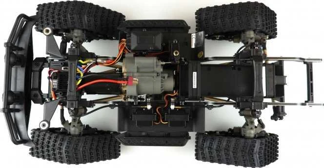 Amewi Amewi RC automobilis, modelis Amxrock Rcx10Tp, mastelio vikšrinis pikapas 1:10 RTR, šepečiu valdomas, 2,4 GHz