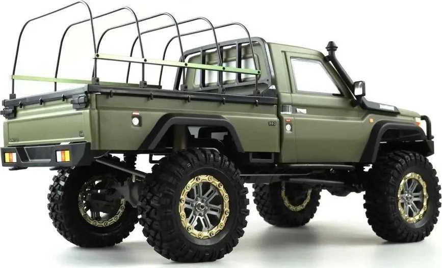 Amewi Amewi RC automobilis, modelis Amxrock RCx8Bs, mastelio vikšrinis pikapas 1:8 RTR matinis žalias šepečiu 2,4 GHz