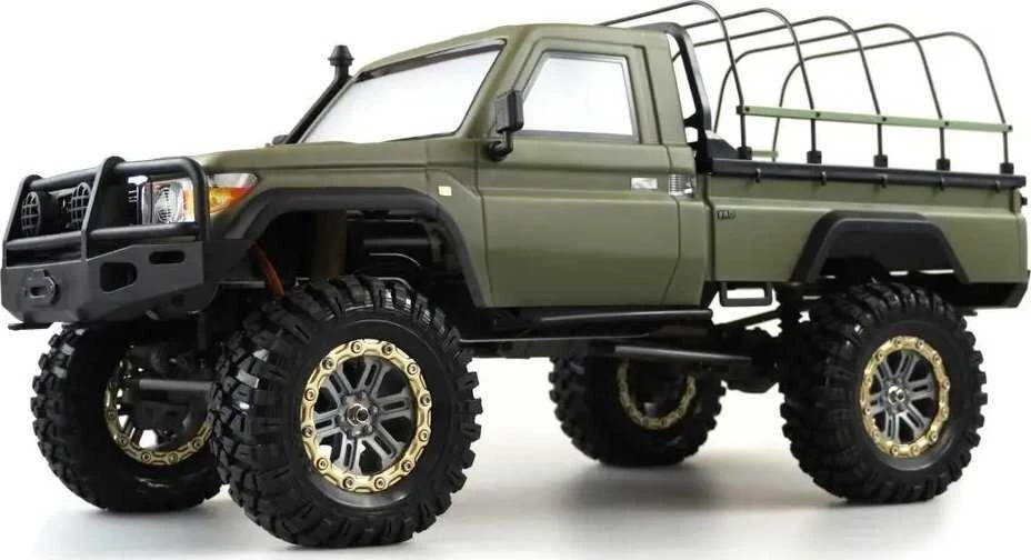 Amewi Amewi RC automobilis, modelis Amxrock RCx8Bs, mastelio vikšrinis pikapas 1:8 RTR matinis žalias šepečiu 2,4 GHz