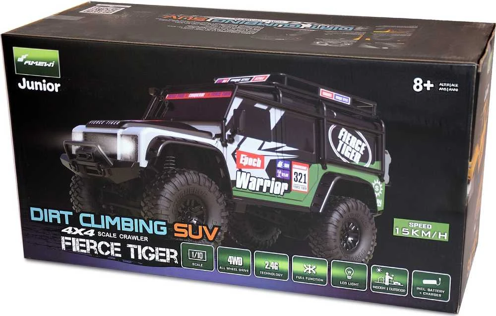Amewi RC automobilio modelis, laipiojimas purvu, „Fierce Tiger“ su šepečiu, 2,4 GHz, DIRTCLIMBING, FIERCETIGER