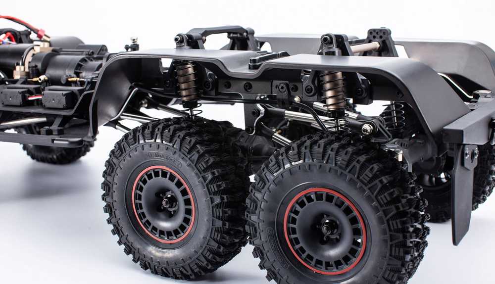 Amewi Amewi RC Auto AMXRock RCX10.3P Crawler 6x6 Pickup schw. /14+