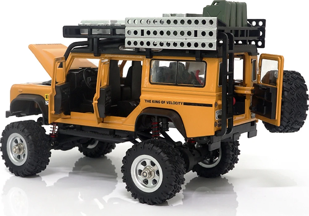 Carruzzo Amewi D90X28 Metall Scale Crawler gelb Radijo bangomis valdomas (RC) modelis Vikšrinis sunkvežimis Elektrinis variklis 1:28