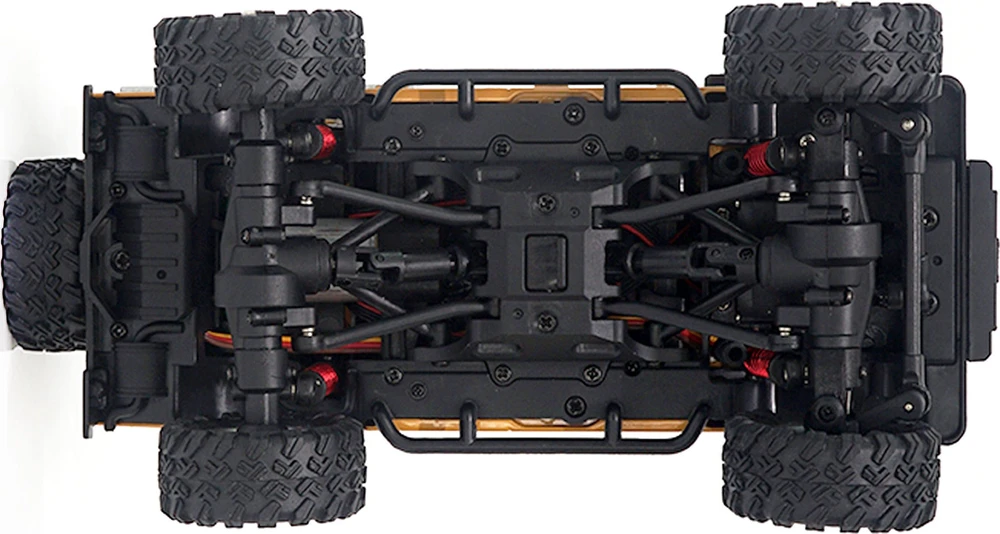 Carruzzo Amewi D90X28 Metall Scale Crawler gelb Radijo bangomis valdomas (RC) modelis Vikšrinis sunkvežimis Elektrinis variklis 1:28