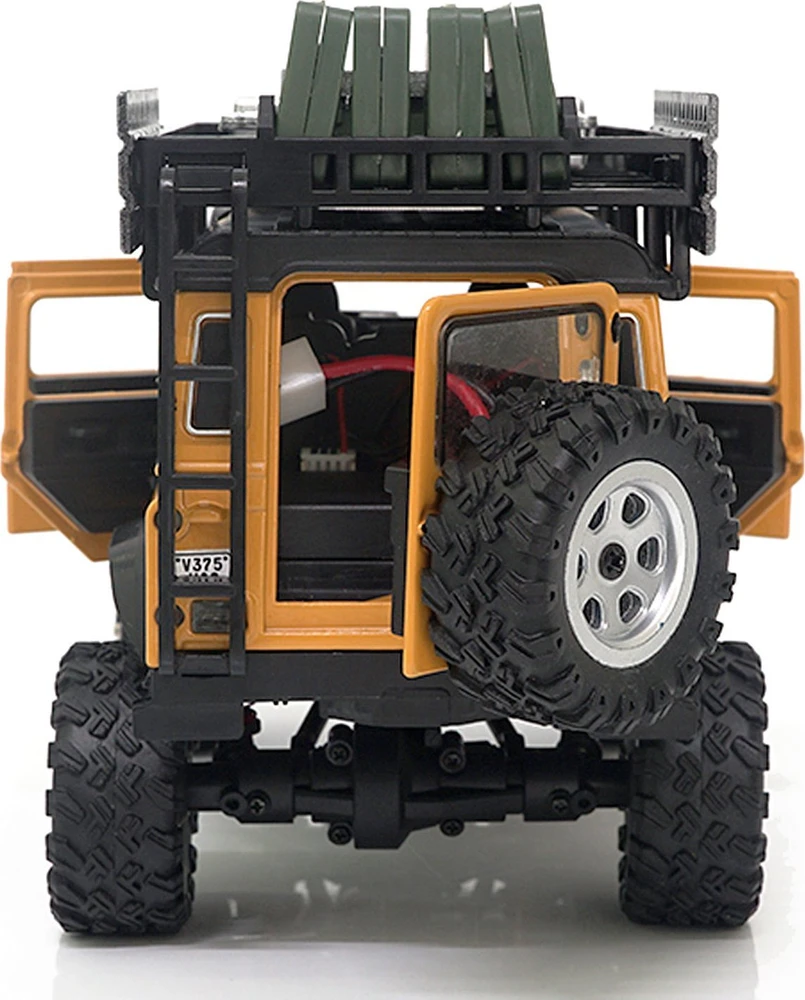 Carruzzo Amewi D90X28 Metall Scale Crawler gelb Radijo bangomis valdomas (RC) modelis Vikšrinis sunkvežimis Elektrinis variklis 1:28