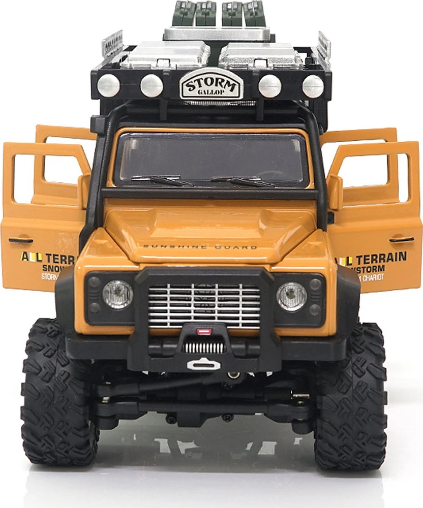 Carruzzo Amewi D90X28 Metall Scale Crawler gelb Radijo bangomis valdomas (RC) modelis Vikšrinis sunkvežimis Elektrinis variklis 1:28