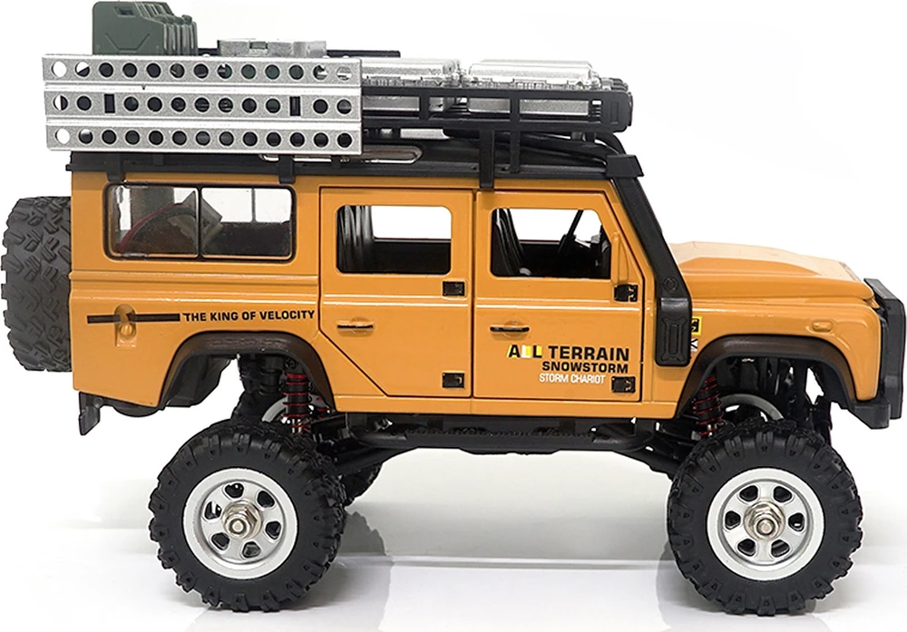 Carruzzo Amewi D90X28 Metall Scale Crawler gelb Radijo bangomis valdomas (RC) modelis Vikšrinis sunkvežimis Elektrinis variklis 1:28