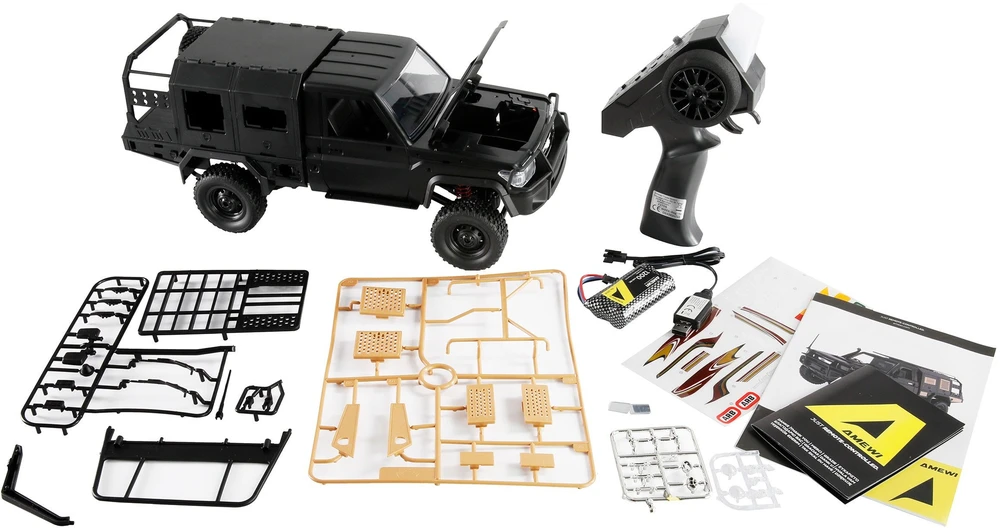 Carruzzo Amewi Toyota Land Cruiser Crawler 4WD 1:12 RTR Radijo bangomis valdomas (RC) modelis Elektrinė mašinėlė Elektrinis variklis