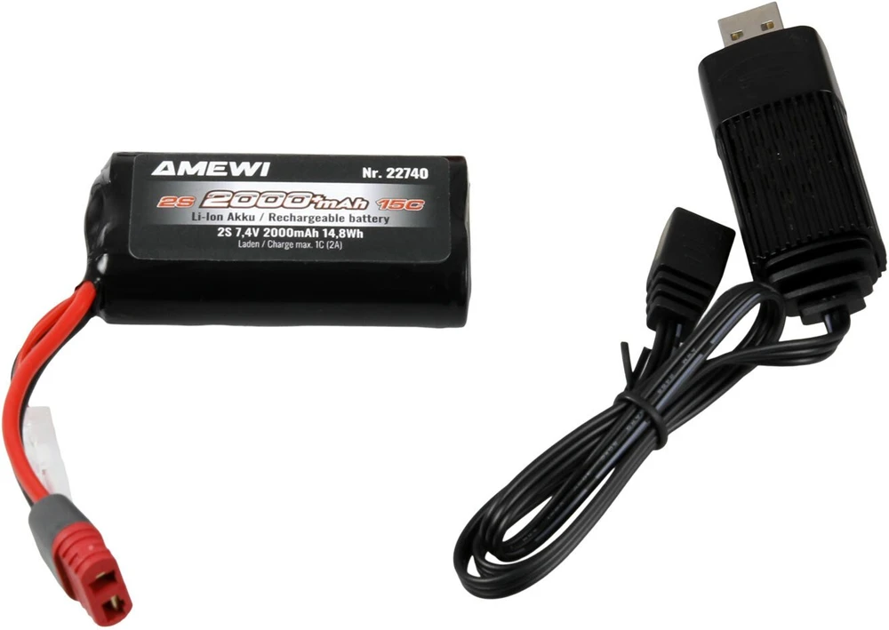 Amewi Nuotolinio valdymo modelis Visureigis vikšrinis Elektrinis variklis 1:12 (22740)