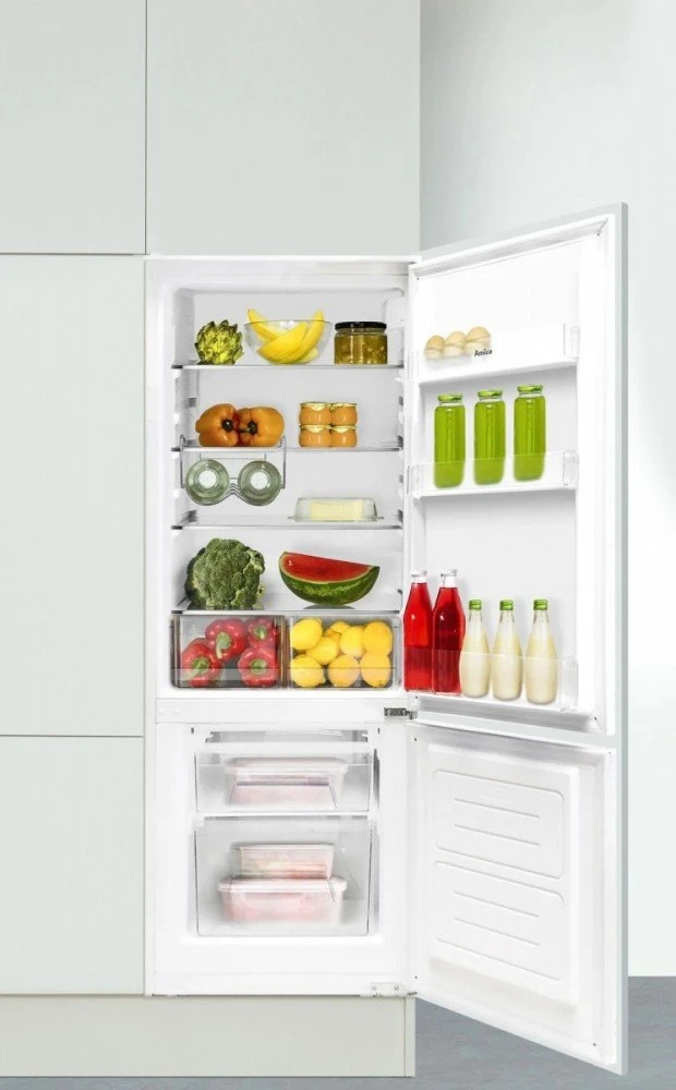 Amica BK2265.4i(E) 212-litre built-in fridge-šaldiklis, Baltas