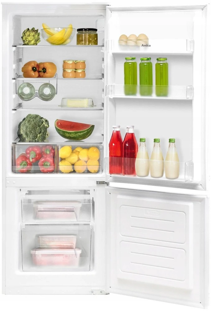 Amica BK2265.4i(E) 212-litre built-in fridge-šaldiklis, Baltas