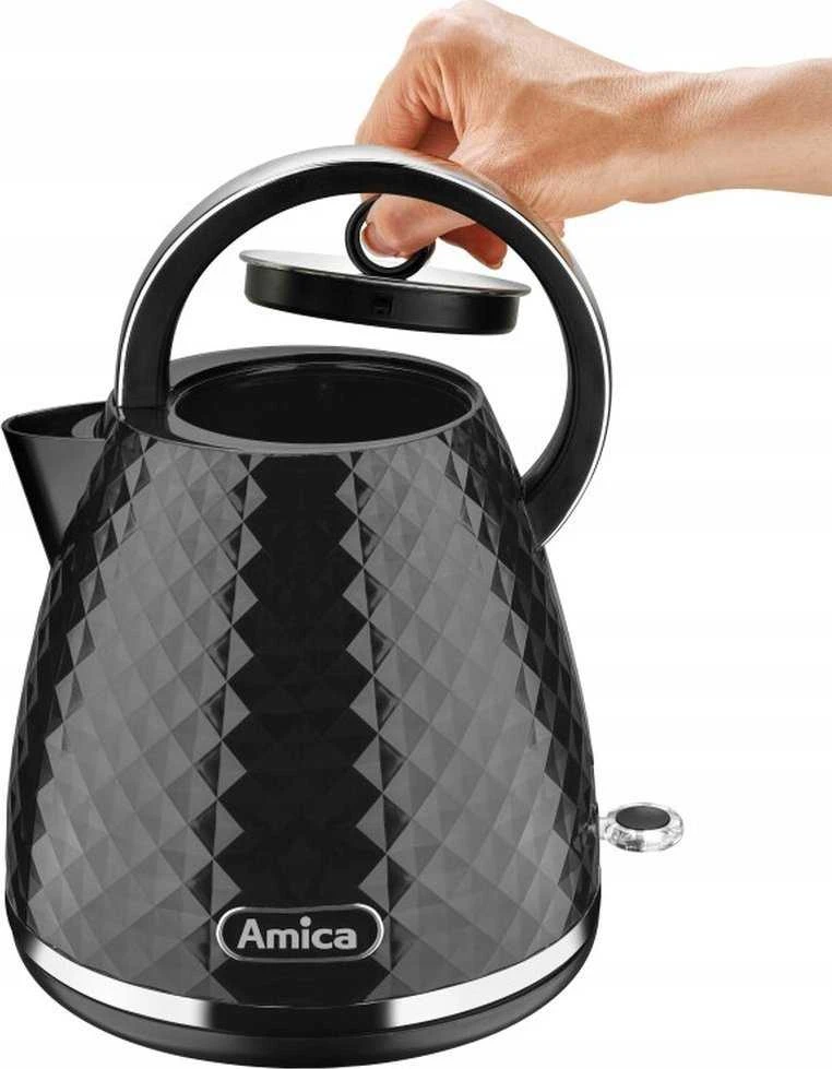 Elektrinis Virdulys - Amica KF 3030 1,7L 2200W Juodas
