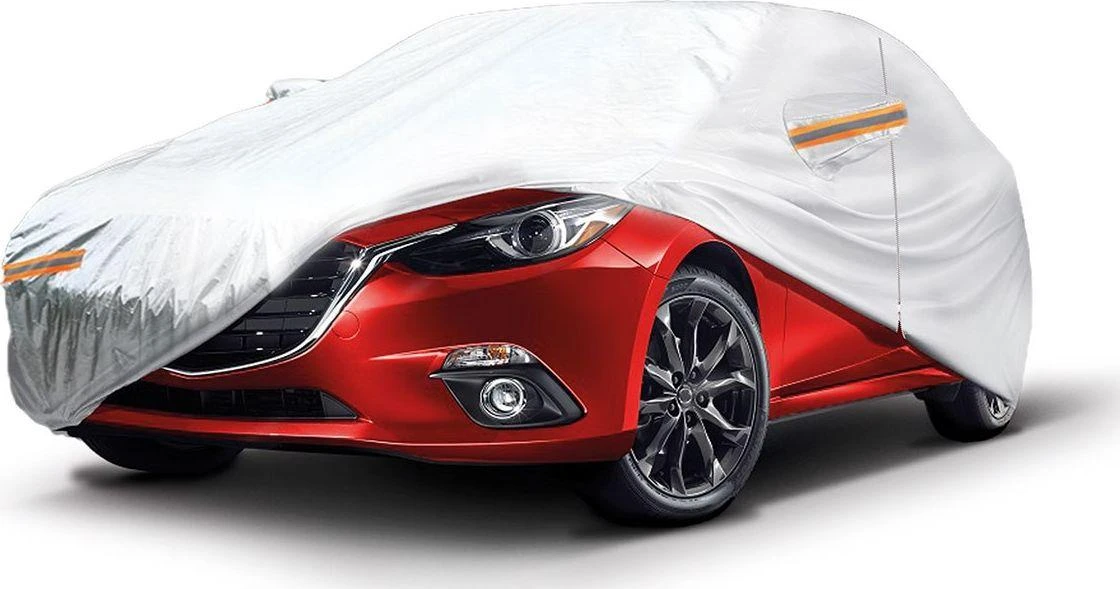 Automobilio uždangalas Amio, sidabro spalvos, XL dydis