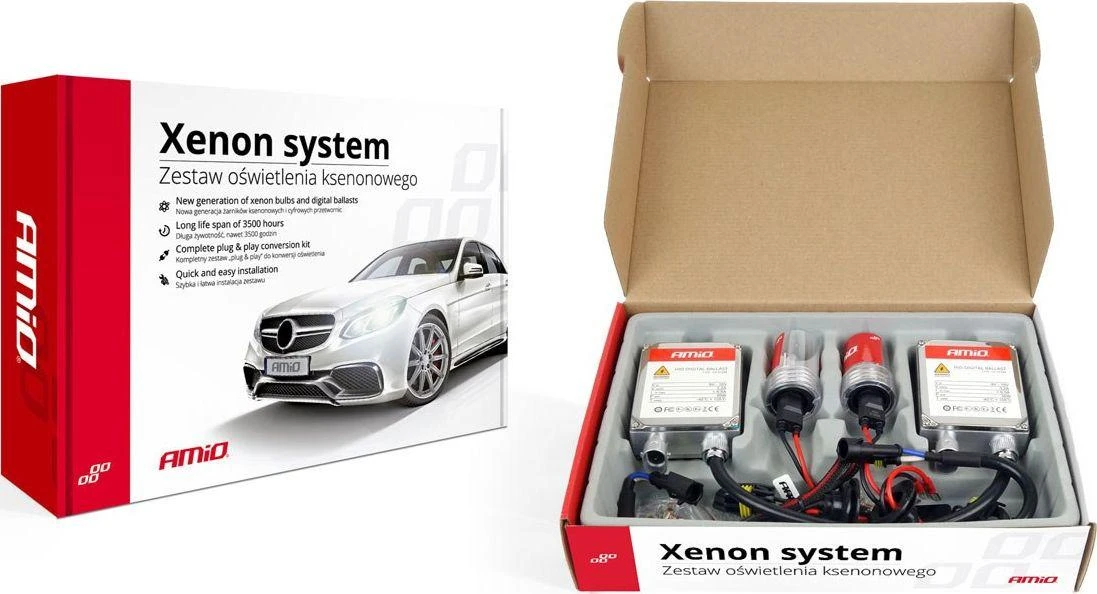 Xenon rinkinys 1103 H7M (metalinis) 6000K, AMIO-01843