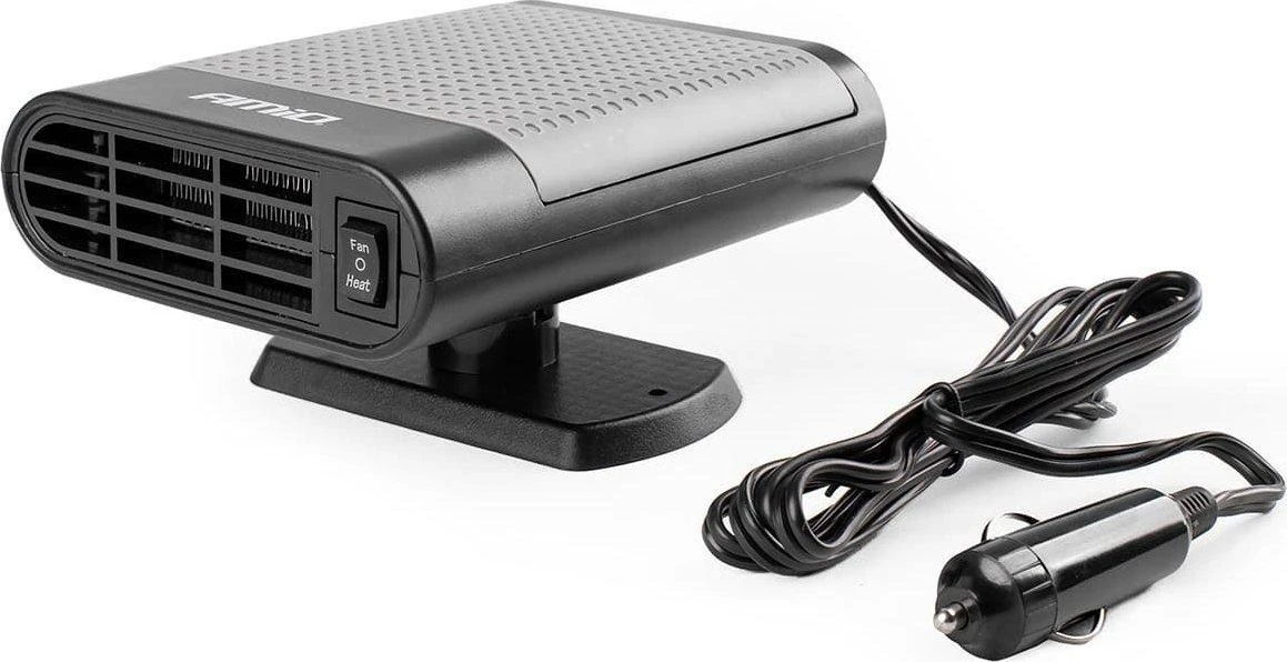 Automobilinis šildytuvas su ventiliatoriumi 12V 150W AMIO-02899