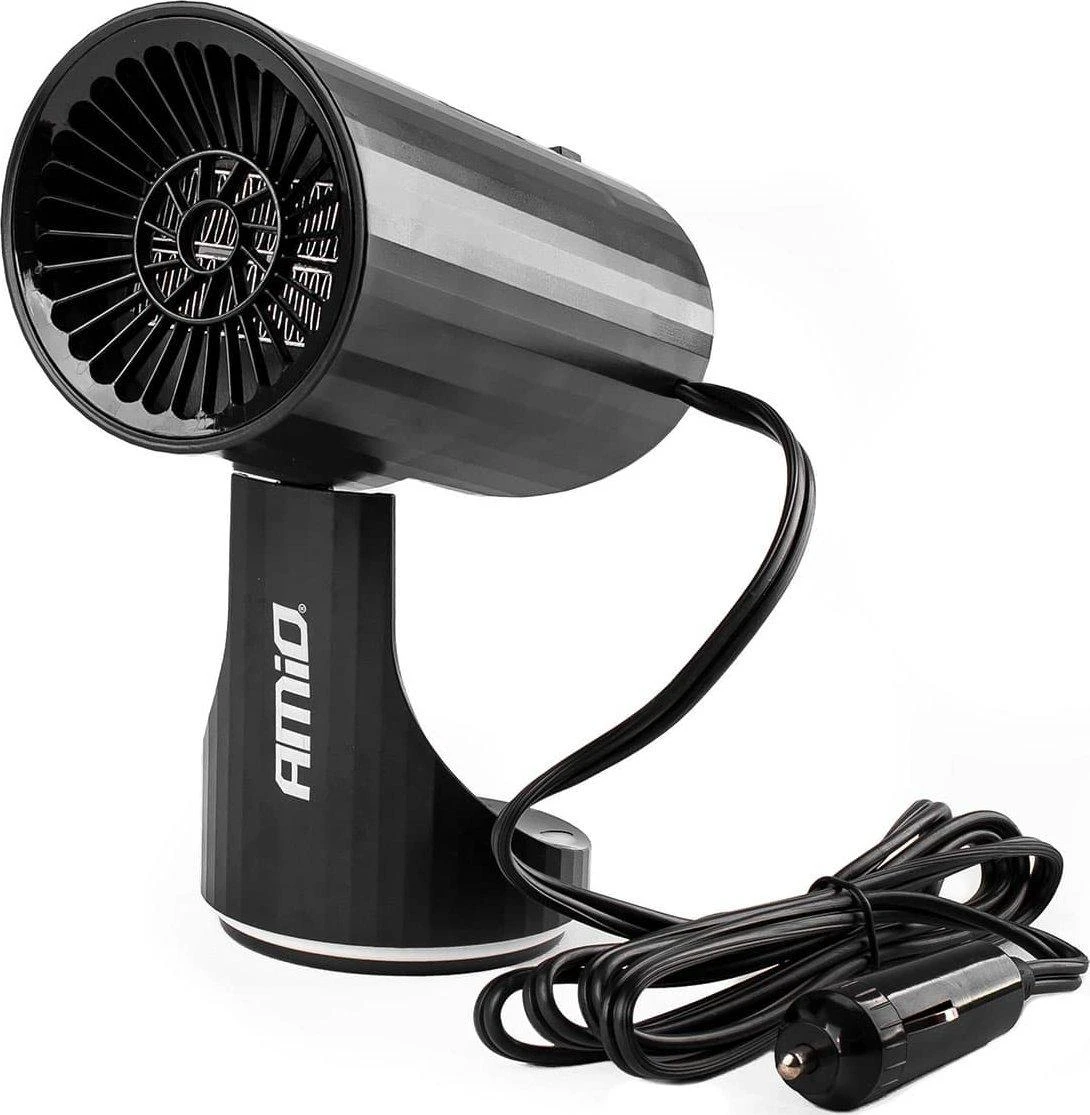 Automobilinis šildytuvas su ventiliatoriumi 12V 150W AMIO-02898