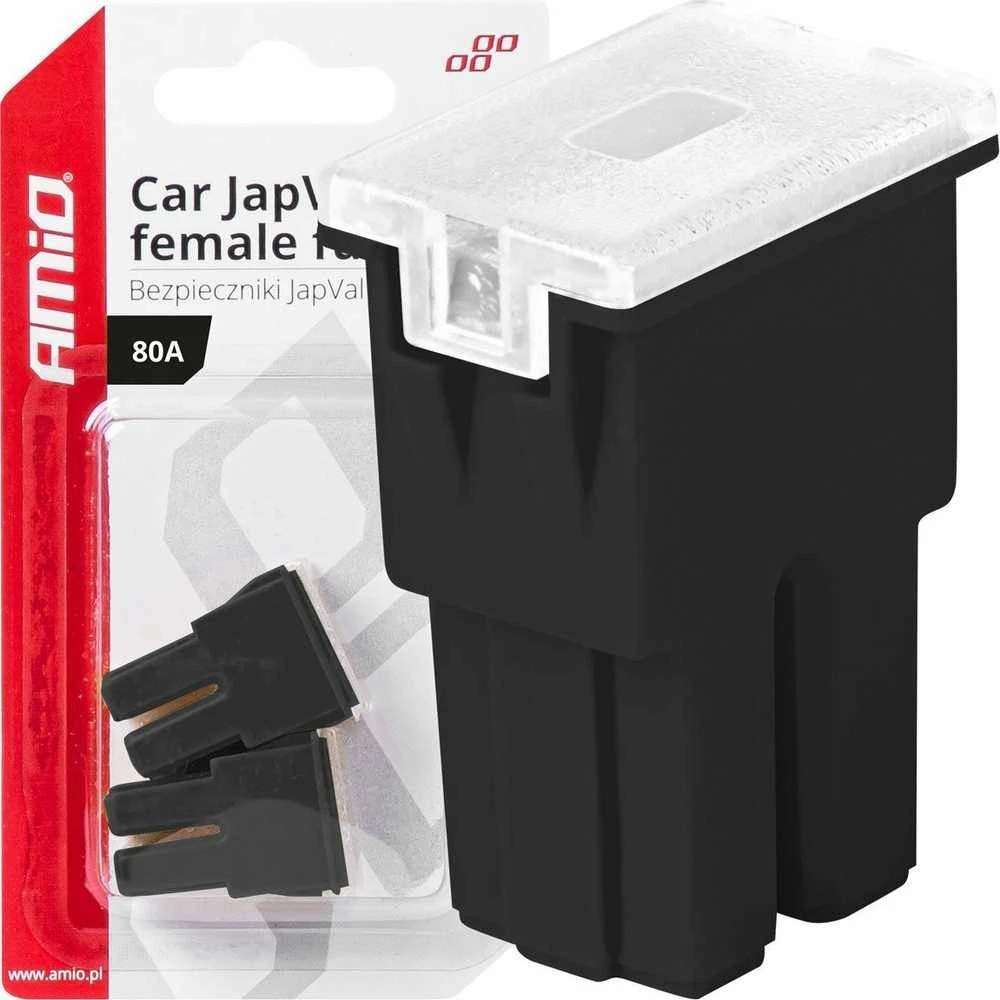 Japval PAL automobilio saugikliai, moteriški, 2 vnt., 80A, amio-03394