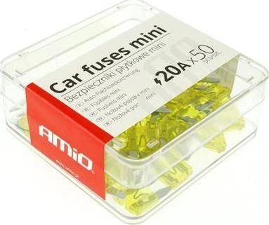 Automobilio saugikliai Amio 30A, 50 vnt.
