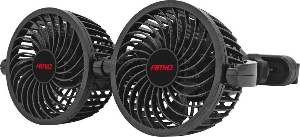 Amio Automobilio ventiliatorius prie galvos atramos 2x4" 12V