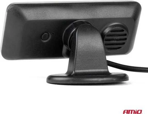 Parkavimo pagalbos sistema LED-GRAF 3D, 4 juodi jutikliai 19 mm, sunkvežimiams AMIO-03189