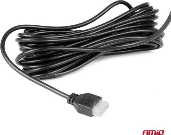Parkavimo pagalbos sistema LED-GRAF 3D, 8 juodi jutikliai, vidinis montavimas 16,5 mm AMIO-03196