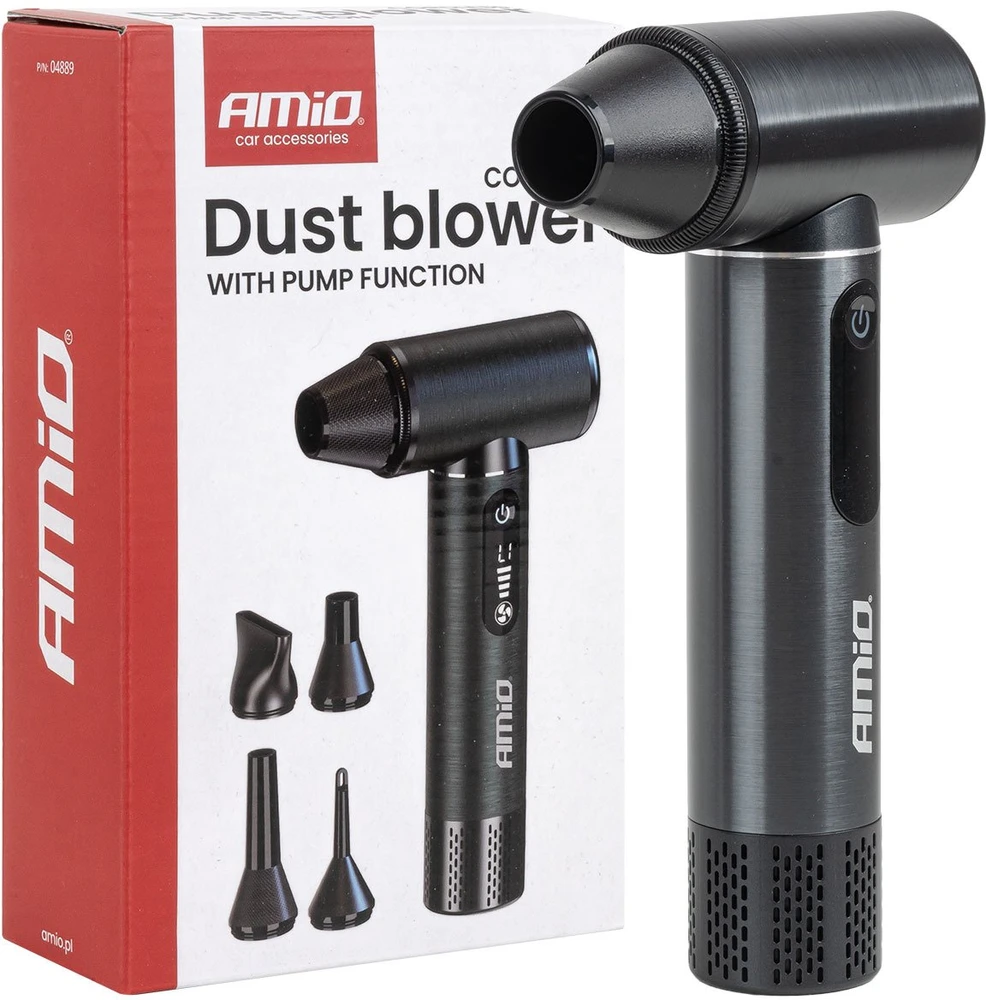 Dulkių siurblys Belaidis oro pūstuvas su vakuuminio siurblio funkcija, 170W AMIO-04889
