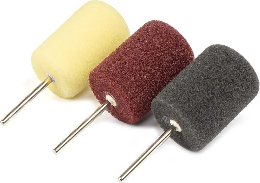 Mini poliravimo kempinėlės, 30 mm ovalios AMIO-03716