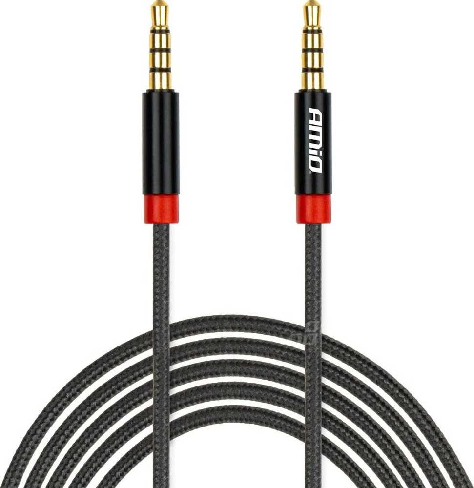 AUX kabelis Mini Jack–Jack 3,5 mm 200 cm AMIO-03270