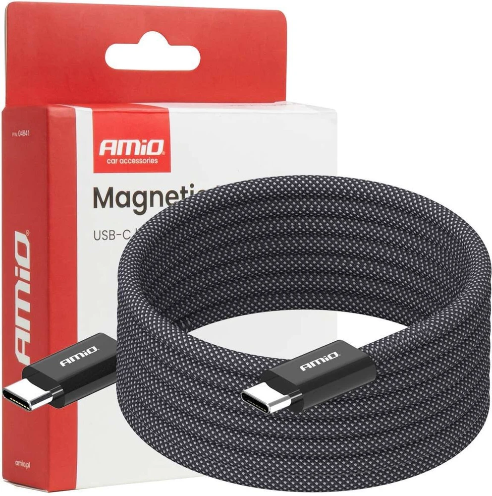 Magnetinis USB-C – USB-C kabelis 60W 200 cm AMIO-04841