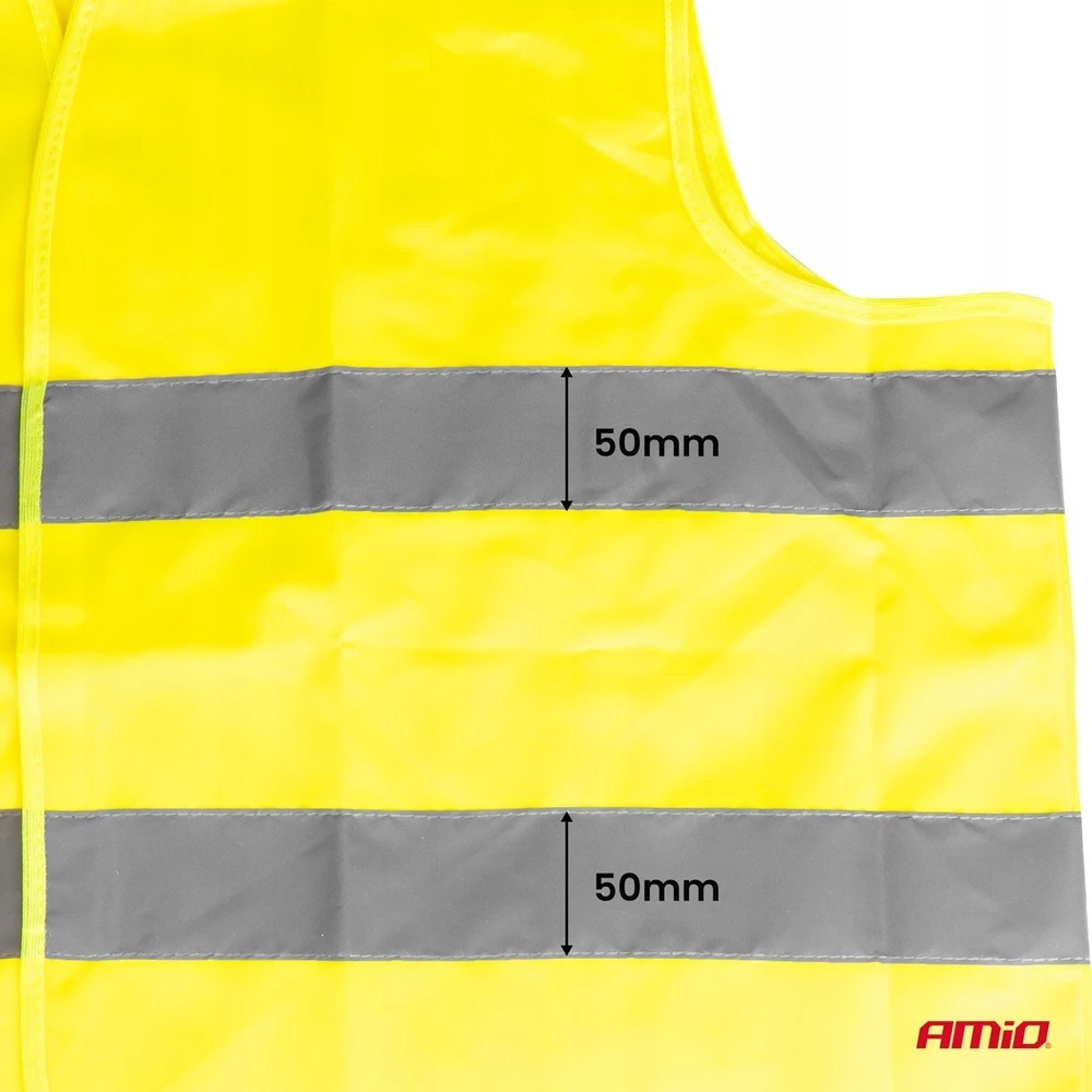 Įspėjamoji atšvaitinė liemenė XXXL, geltona AMIO-03935