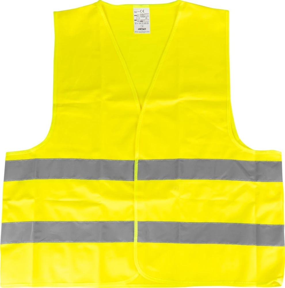 Įspėjamoji atšvaitinė liemenė XXXL, geltona AMIO-03935