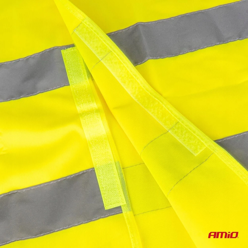 Įspėjamoji atšvaitinė liemenė XXXL, geltona AMIO-03935
