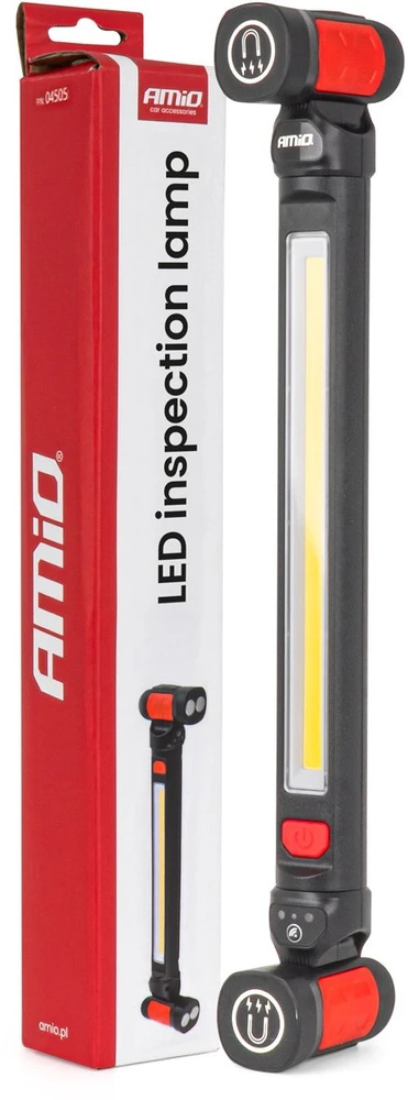 Amio LED Inspekcinis žibintas COB, pakabinamas, 10 W, 4400 mAh