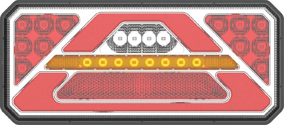 LED Kombinuota galinė lempa AMiO RCL-02-L dynamic, kairė