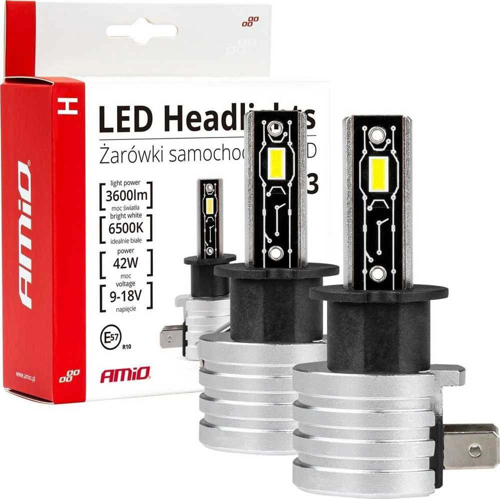 LED žibintų lemputės Series H3 AMiO-03330