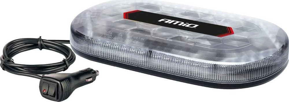 Magnetinis LED įspėjamasis žibintas 48 LED WLB78 R65 12V 24V AMIO-03336