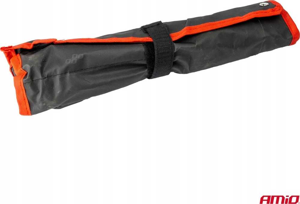 Žiedinių raktų rinkinys, lenkti 6-22 mm, 8 vnt., AMIO-04196